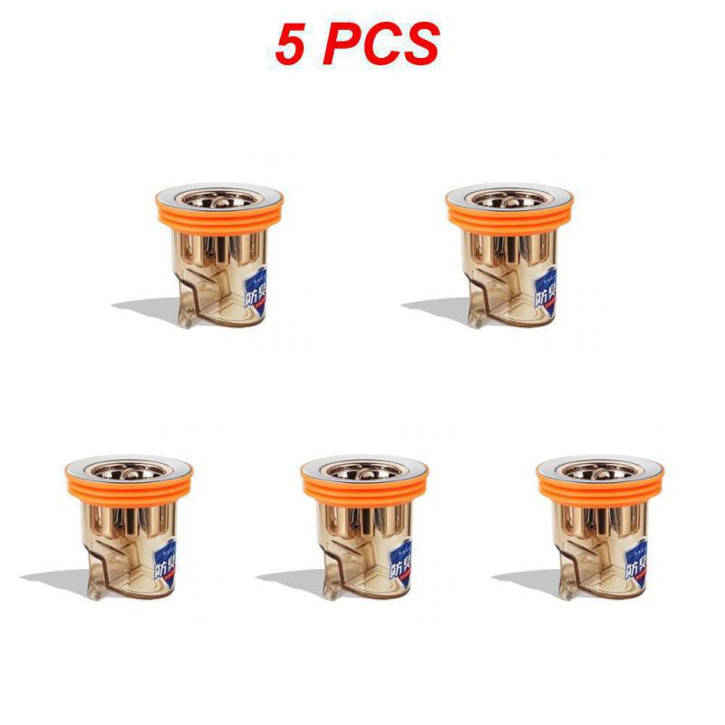 Toilet Shower Floor Drain Backflow Preventer Sewer Core for-Kitchen Bathroom Anti Odor Floor Strainer-Filter Sewer Core-Home
