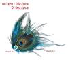 Elegant Peacocks Feathery Hair Clip Vintage Inspired Peacocks Feathered Hairpin Stylish Hairpin for Bridal Attire