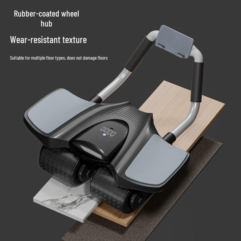 Automatic Rebound Four-Wheel Abdominal Wheel