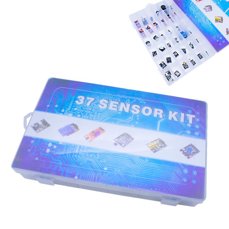LIZAO 37/45 in 1 Sensor Kit, Assorted Sensor Modules Compatible with Arduino for DIY & Educational Projects