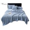 Comfortable Couch Throw Soft Plush Blanket, 3D Bubble Rabbit Fur Texture Thickened Thermal Throw, Double-Sided Milk Velvet Warm Blanket for