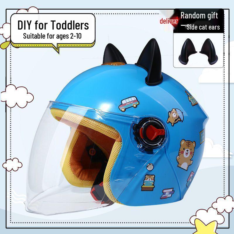 Children's Electric Scooter Helmet - Summer Sun Protection, All-Season Safety for Toddlers.