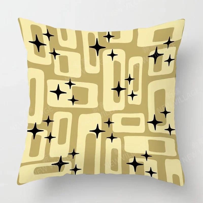 Nordic Fall Home Decor Autumn Throw Pillow Case Sofa Cushion Cover Modern  Geometry