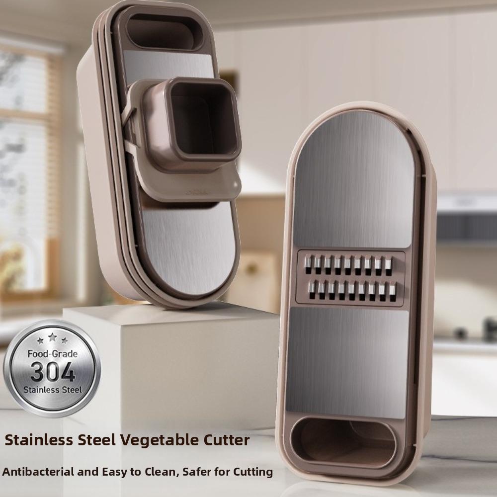 Manual Vegetable Cutter with Hand Protector Vegetable Slice Efficient Cucumber Slicer Home Cooking