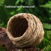Parrot & Small Bird Straw Nest: Warm Egg-Laying Hanging Nest for Parakeets, Finches, and Peonies