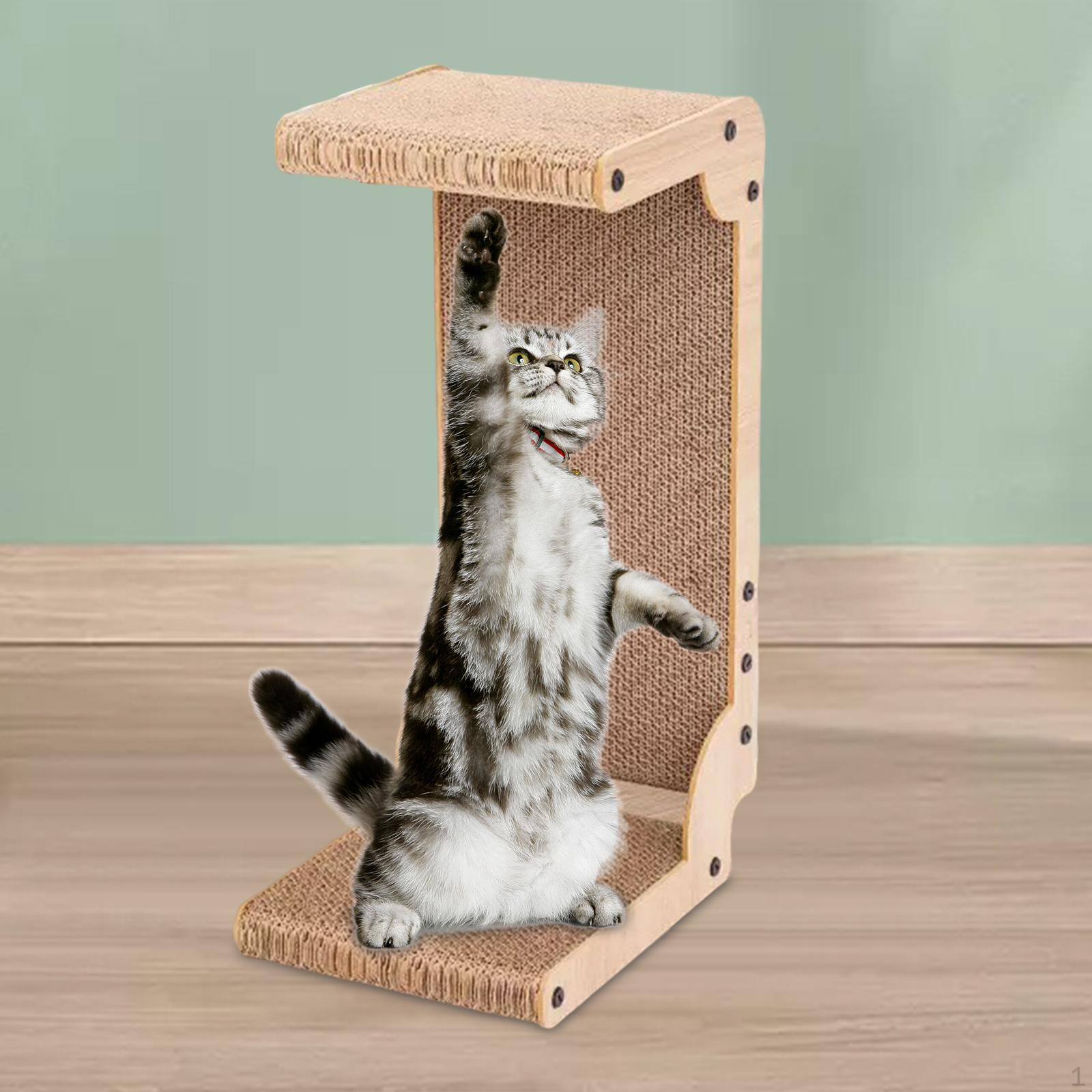 Cardboard Cat Scratcher for Furniture Protection Style A