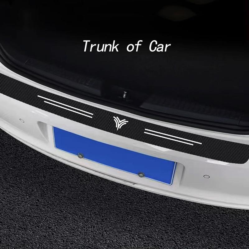 Car Door Sill Carbon Fiber Sticker Threshold Side Anti Scratch Waterproof Decal for NETA V Nezha U Nezha NO1