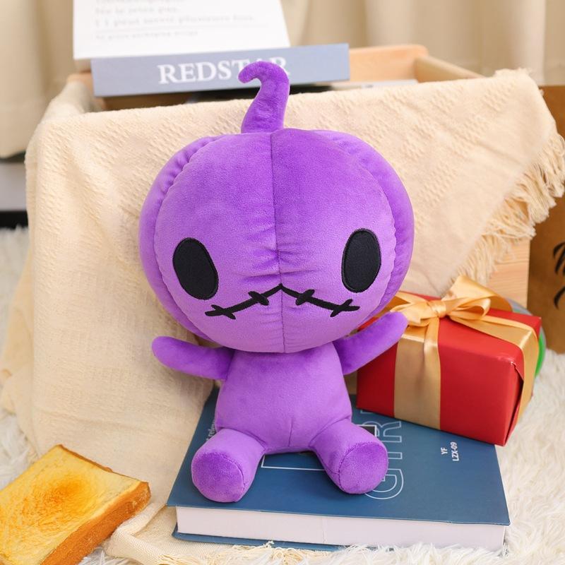 New Halloween Plush Toy Pumpkin Doll Halloween Ghost Festival Pumpkin Ghost Doll Holiday Gift 28CM