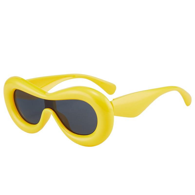 New Oval Sunglasses for Men Women Retro Fashion Shades Candy Color Sun Glasses Eyewear Goggles