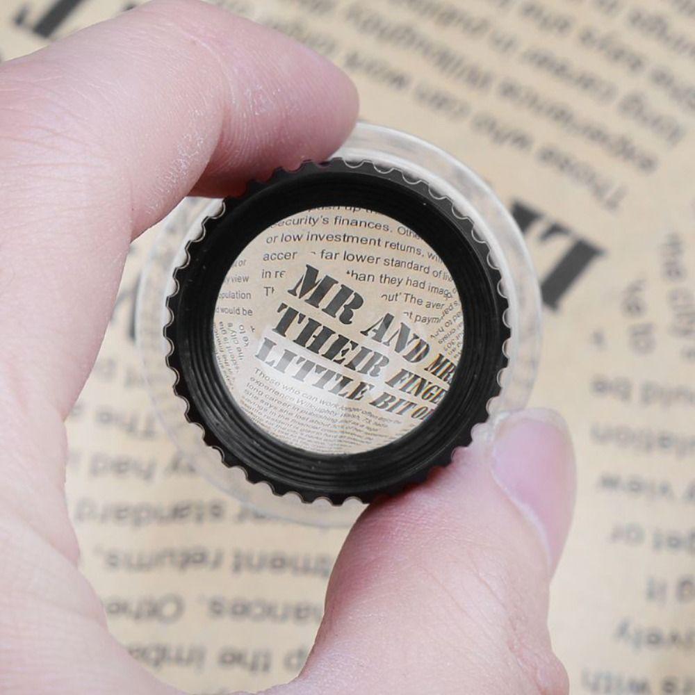 HD Handheld Magnifier 15X Magnifying Glass Portable Microscope For Reading Repair