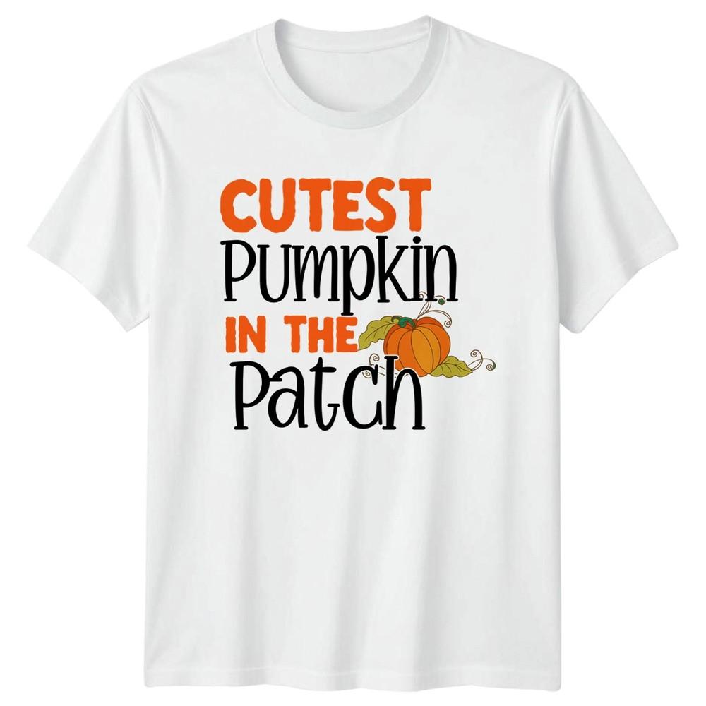 Cutest Pumpkin In The Patch TShirt Halloween Fall Season S