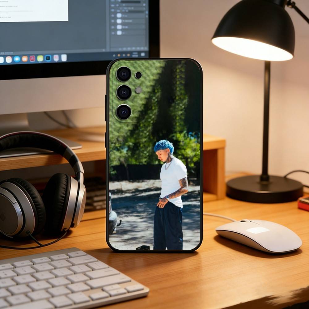 Rapper B-Blessd Phone Case For Samsung S25,S24,S21,S22,S23,S30,Ultra,S20,Plus,Fe,Lite,Note,10,Black Cover