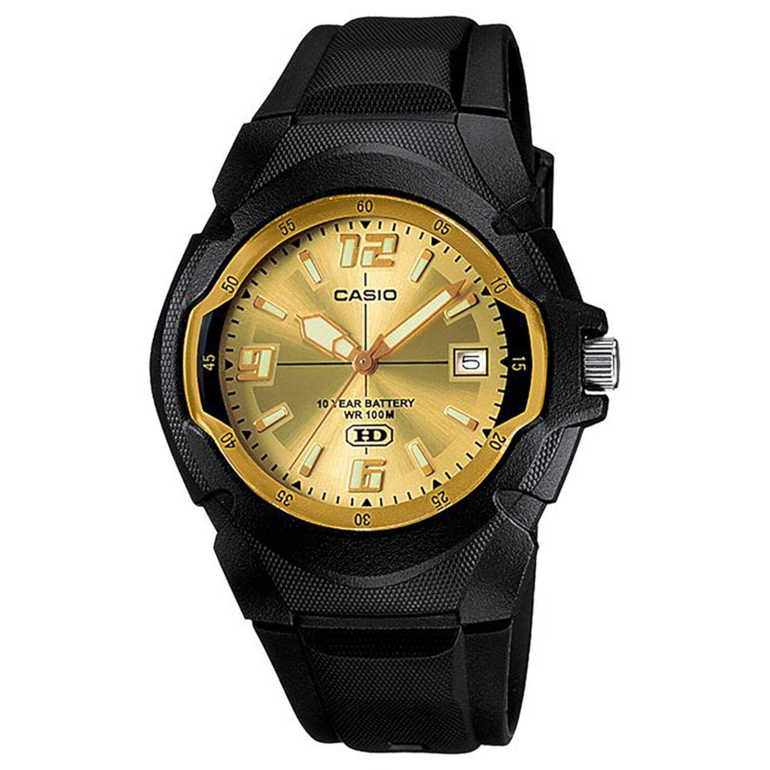 

CASIO Standard Analog Watch Genuine BOX Black Gold Overseas Model [Casio] Men s MW-600F-9AV [Goods]