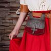 Elegant Style PU Leather Waist Pack With Removable Storage Bag Costume Accessories For Roleplay And Themed Occasion