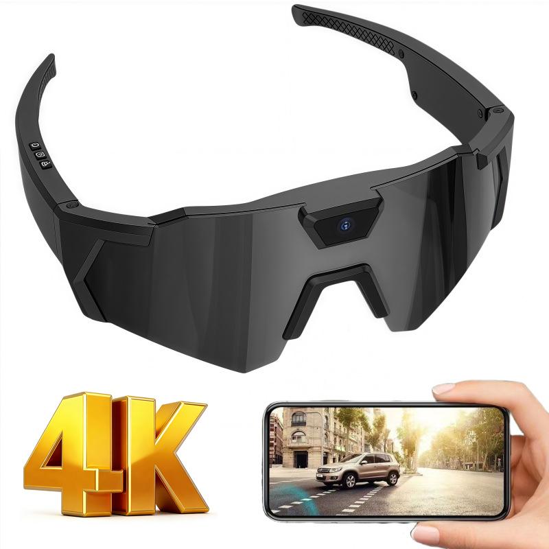 Smarte Brille 1200W Pixel HD Kamera Videoaufnahme Outdoor Radfahren Skifahren Winddicht Augenschutz Sonnenbrille Fahrradfahrer Videoaufnahmegerät Walk Cam
