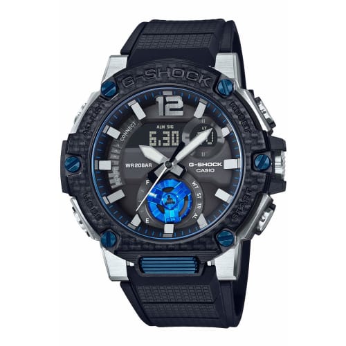 Casio G-Shock G-STEEL Solar Watch with Smartphone Link, GST-B300XA-1AJF, Men's, Black