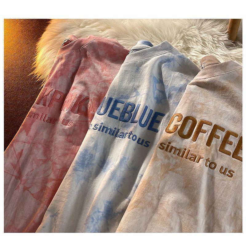 Oversized Hip Hop Short Sleeve T-shirt For Women In Vibrant Tie Dye Design