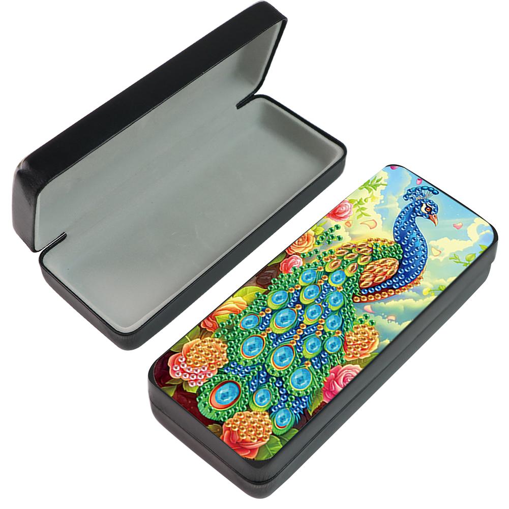 Cute Animals Leather 5D Diamond Painting Sunglass Case DIY Diamond Sunglasses Storage Box for Art Craft
