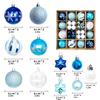 42Pieces Christmas Ball Ornaments Shatterproof Christmas Baubles Hangings Accessory for Tree Ornamentation
