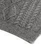 Edeunbeoleokeulleob Aran Crew-Neck Sweater (Grey)