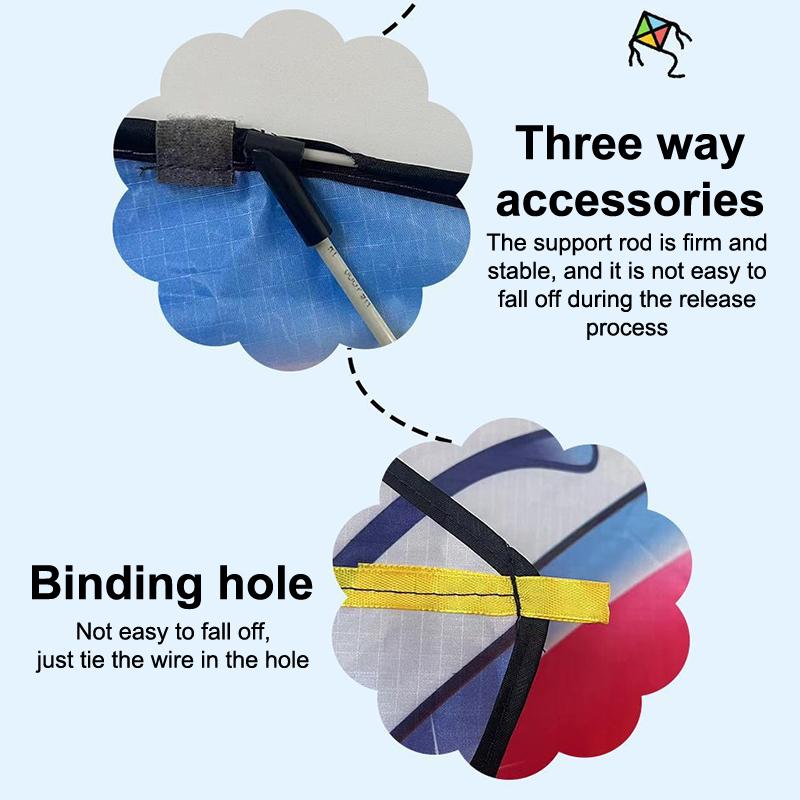 1.4M Colorful Butterfly Kite Flying Toys For Children Kites Flying Fish Kites Professional Wind Kites Toy Sports-Leisure Kite Ai
