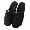 Non-slip Comfortable Winter Couples Solid Color Warm Home Plush Flat Candy Color Slippers