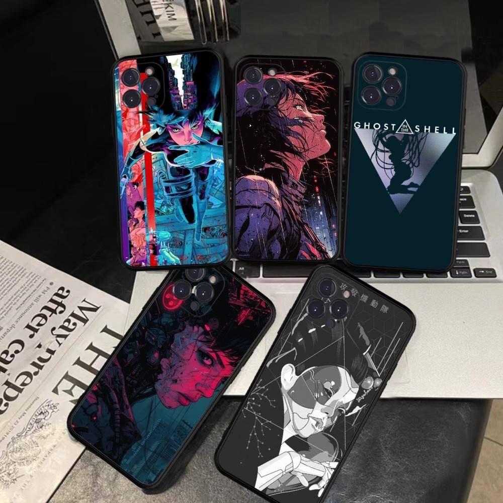 Anime G-ghost In The S-shell Cartoon Phone Case For IPhone 16 15 14 11 12 13 Mini Pro XS Max Cover 6 7 8 Plus X Funda Shell