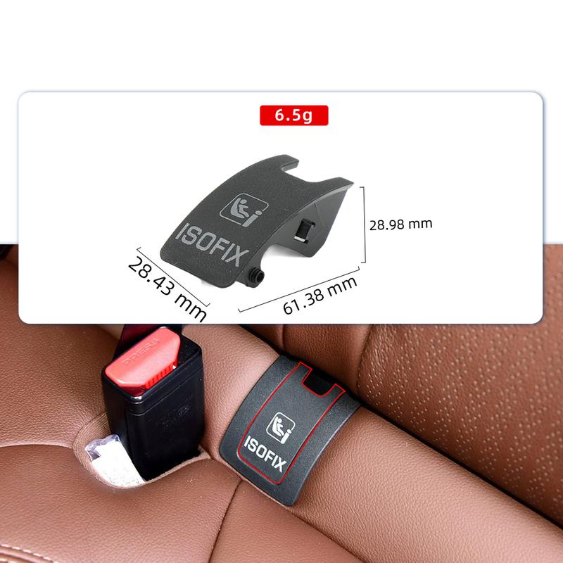 Child Seat Isofix Trim Cover For Jaguar XFL XEL F-Pace Land Rover Range Rover Car Rear Child Seat Cover Interior Accessories