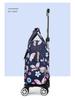 Lightweight Foldable Waterproof Trolley Handbag with Universal Wheels for Short Trips and Boarding