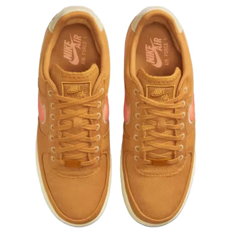 Nike Air Force 1 Low Canvas Pack - Wheat Unisex Sneakers Tan Team-Gold Alabaster HV1204-700