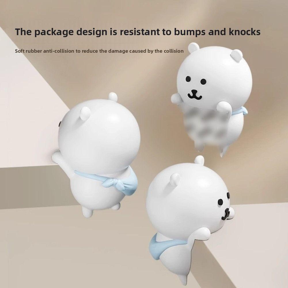 1/2 Stück Weicher Schreibtisch-Eckenschutz Cartoon Bär Babysicherungsabdeckung Niedlicher Tischkantenschutz Haushaltsgadgets