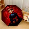 Custom Text Automatic 8 Bone Umbrella, Portable Sun Rain Protection UmbrellaThe Conjuring Annabelle