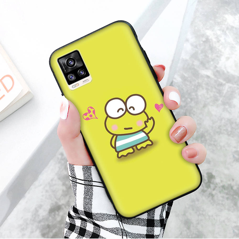 Schwarze Hülle für OPPO Reno 8 6 5 4 Pro Plus Find X3 A17 A3 A31 A38 A40 A53 A54 A55 A74 A76 A78 A77 A80 A94 A95 A96 Lite H-34 Frog Keroppi