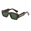 Sunglasses men's fashion trend new square wide legs imitation plate high sense Spice girl European and American style sunglasses women