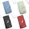 Pu Leather Ladies Wallet With Photo Slot Zipper Coin Purse For Wedding And Gift