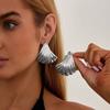 IngeSight.Z 6Style Retro Exaggerated Irregular Geometric Stud Earrings Women Creative Punk Metal Piercing Earrings Charm Jewelry