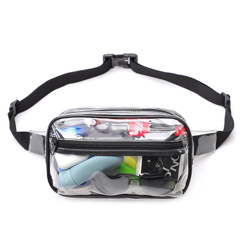 Transparent Fanny Pack Pvc Waterproof Outdoor Crossbody Bag Beach Shoulder Bag