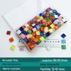 200g 1,5cm Transluzent 15mm Kristallmosaik DIY Handgemacht Buntes Glas Schnittpapier