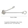  s Bird Leg Buckle Stainless Steel Opening   Outdoor Activity Anklet  (Medium )