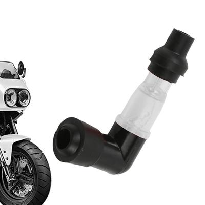 Right Angle Flashing Spark Plug Cap, Universal Motorcycle Accessories High Voltage Cap Flash Spark