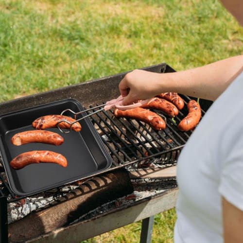 Oven Baking Sheet, Square Baking Sheet | Non-Stick Oven Baking Tray for Cooking, Professional Kitchen Cooking Baking Pan, Metal Oven Bakeware, Baking