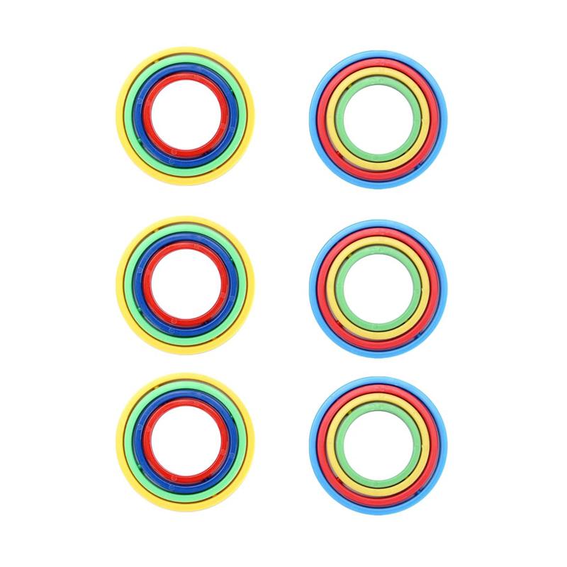 

Toys 6PCS Novelty Infinite Flip Funny Spinner Fidget Gyro Cool Gadgets Fun Stress Relief Gifts Goodie Bag Stuffers Kids