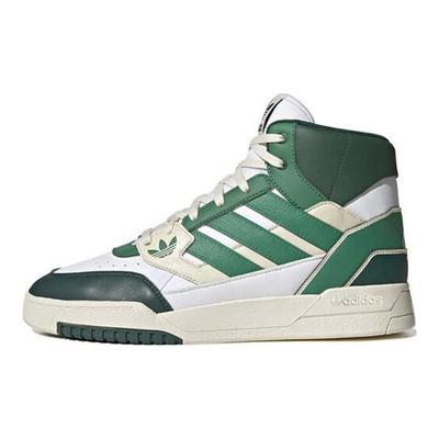 Originals Drop Step Non-Slip Durable High-Top Skate Shoes Unisex Sneakers Green White IE1904