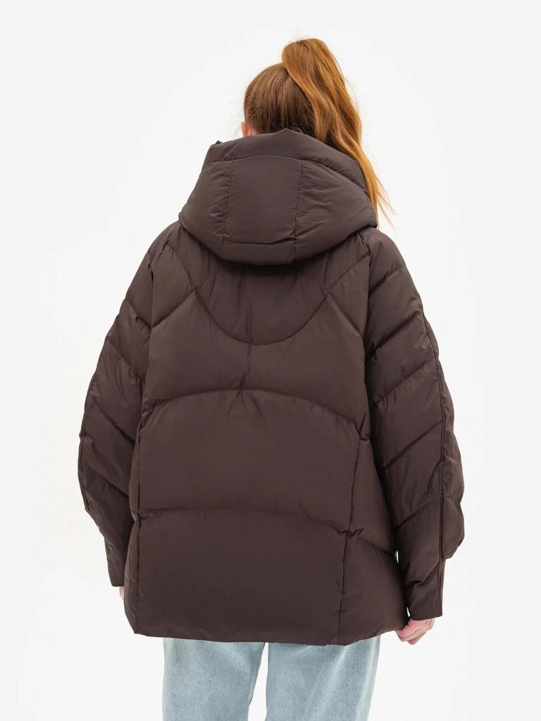 Winter Jacket Clasna 25667 XS Chocolate
