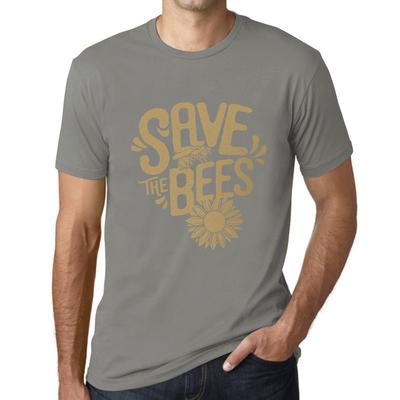 T-shirt Grafica da Uomo Salva le Api