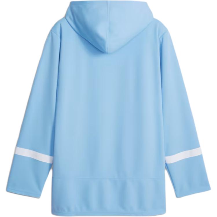 Puma Manchester City Oversized Winter Football Jersey Retro Comfortable Long Sleeve Men jersey Light-Blue 774346-01