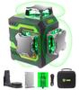 LasGoo Green Beam Laser Cross Line Laser for Hanging Architecture and 5200mAh Rechargeable and Magnetic Rotating Stand Included LG-3DM Level,