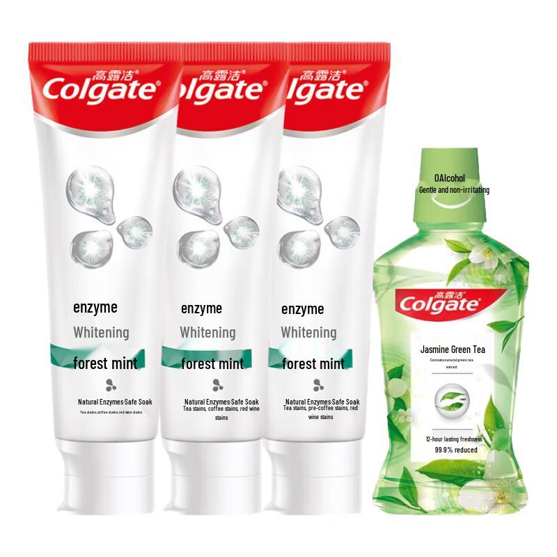 

Colgate Whitening Toothpaste & Mouthwash Oral Care Set