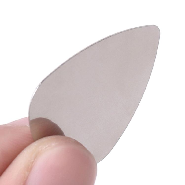 10Pcs Electric Guitar Bass Pick Plectrum Stainless Steel Guitar Pick Plectrums