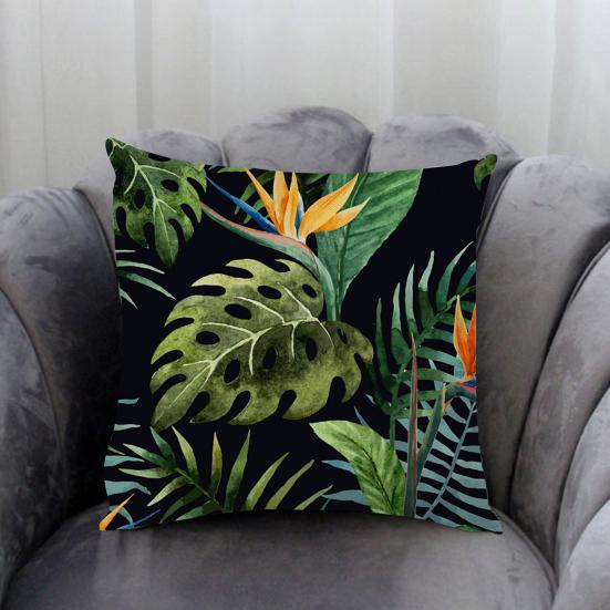 Throw Pillowcase Soft Texture Protective Replacement Fashion Car Bedside Nap Pillowcase Sofa Accessory